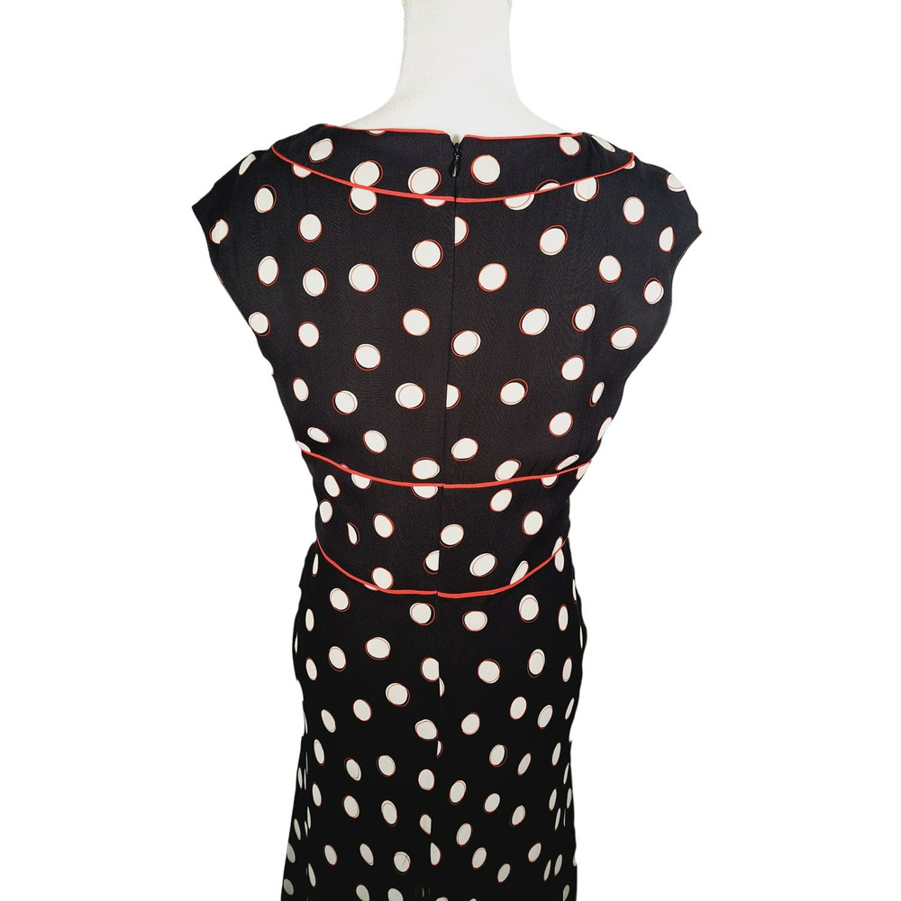 Coldwater Creek Women's V-Neck Silk Polka Dot Dress Size 10 NWT - Picture 4 of 8